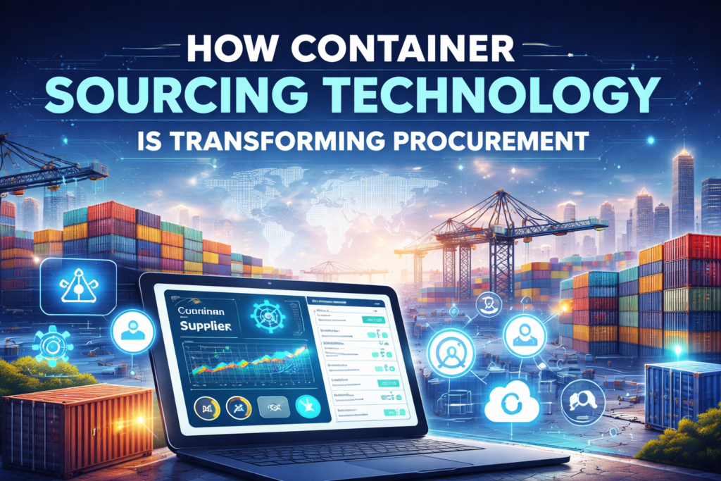 container sourcing technology in modern logistics
