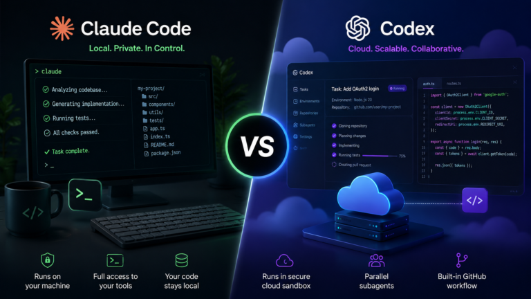 Claude Code vs Codex AI coding tools comparison